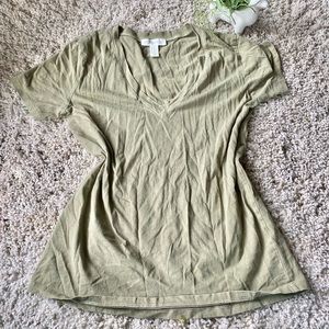 Simple and casual forever 21 washed out green mom shirt
Pastel
Size m